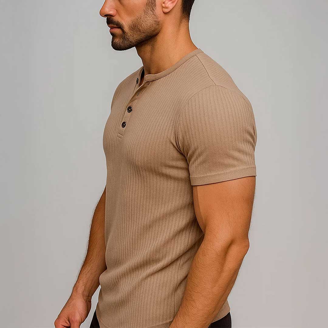 Men's Ultra Comfortable Henley Shirt