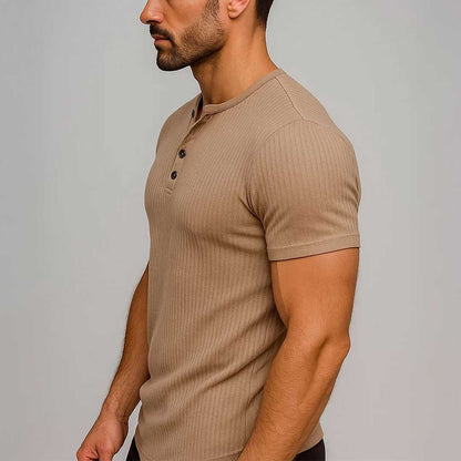 Men's Ultra Comfortable Henley Shirt