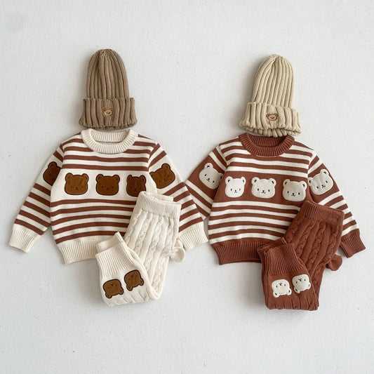 Bear Hug Baby Knitwear Set